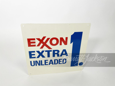 1970S EXXON 1 EXTRA UNLEADED TIN SIGN