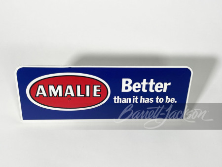 1960S AMALIE MOTOR OIL TIN SIGN