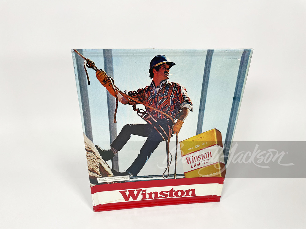 VINTAGE WINSTON CIGARETTES TIN SIGN