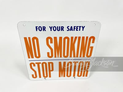 1950S UNION 76 OIL NO SMOKING PORCELAIN SIGN