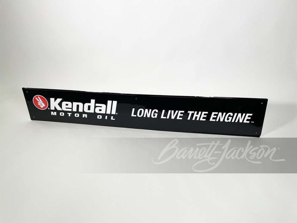 KENDALL MOTOR OIL EMBOSSED TIN SIGN