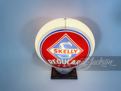 1940S-50S SKELLY REGULAR GASOLINE GAS PUMP GLOBE