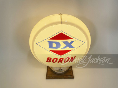 CIRCA LATE 1950S-EARLY '60S DX BORON GASOLINE GAS PUMP GLOBE - 2