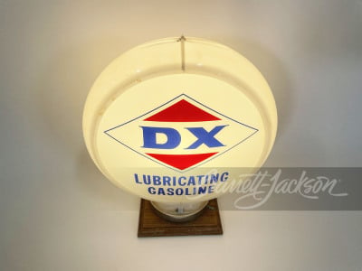 LATE 1950S-EARLY '60S DX LUBRICATING GASOLINE GAS PUMP GLOBE - 2