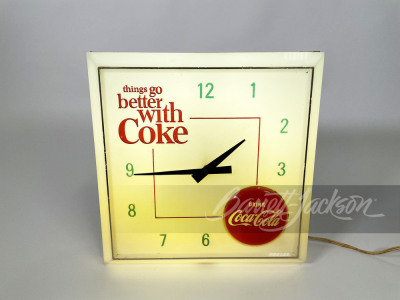 EARLY 1960S COCA-COLA LIGHT-UP CLOCK