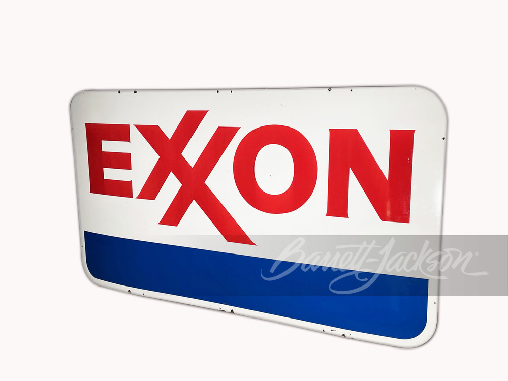 VINTAGE EXXON OIL PORCELAIN SIGN