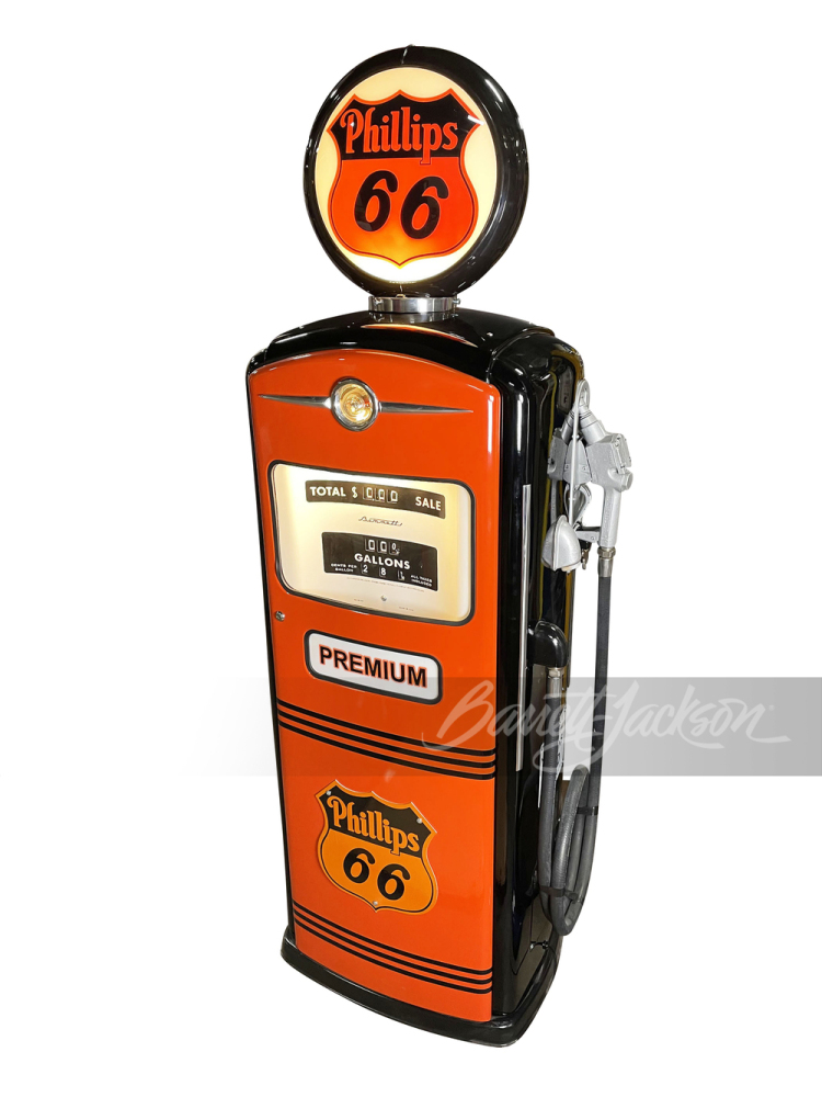 1940S PHILLIPS 66 BENNETT MODEL #656 GAS PUMP