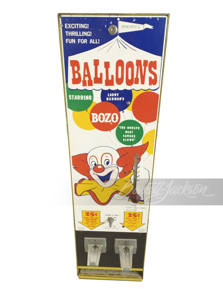 1960S VEND-RITE COIN-OPERATED BALLOON VENDING MACHINE