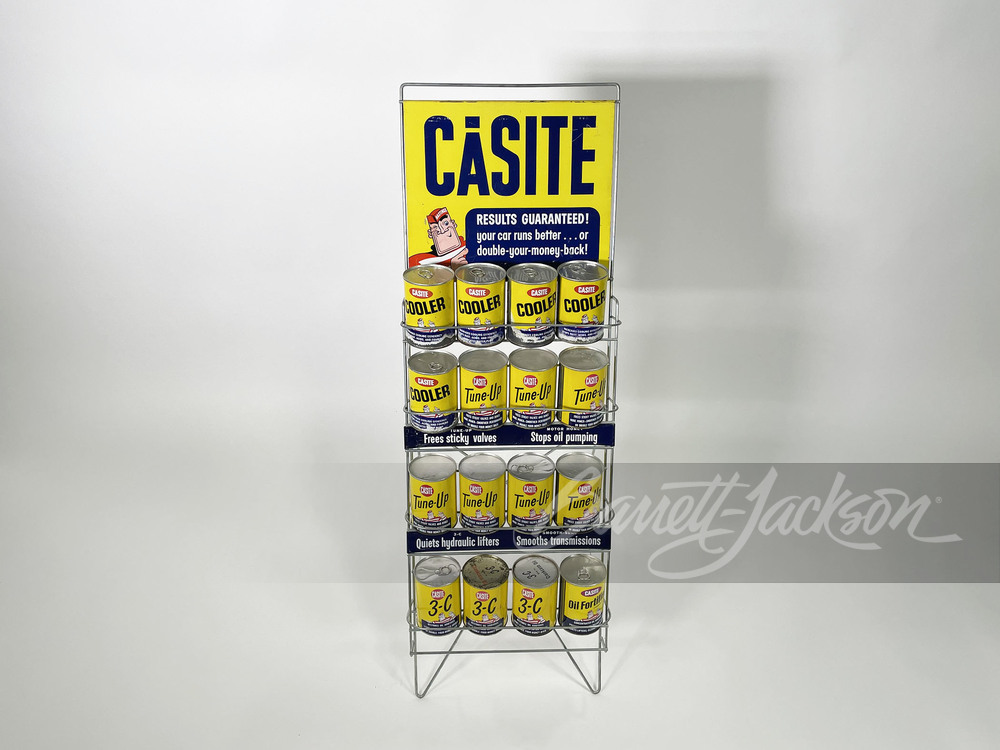 1960S CASITE ENGINE ADDITIVE DISPLAY RACK