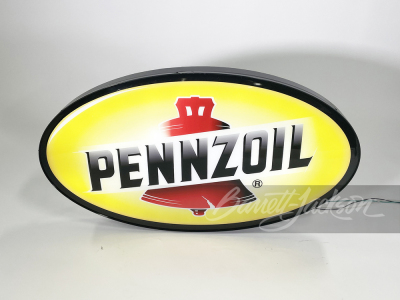 NEWER PENNZOIL LIGHT-UP SIGN