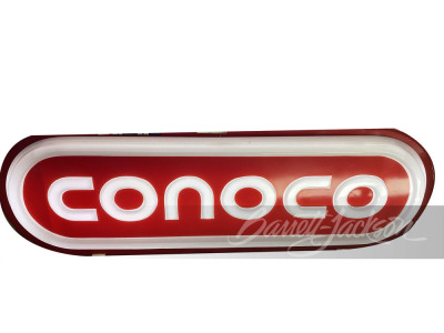 VINTAGE CONOCO OIL LIGHT-UP SIGN