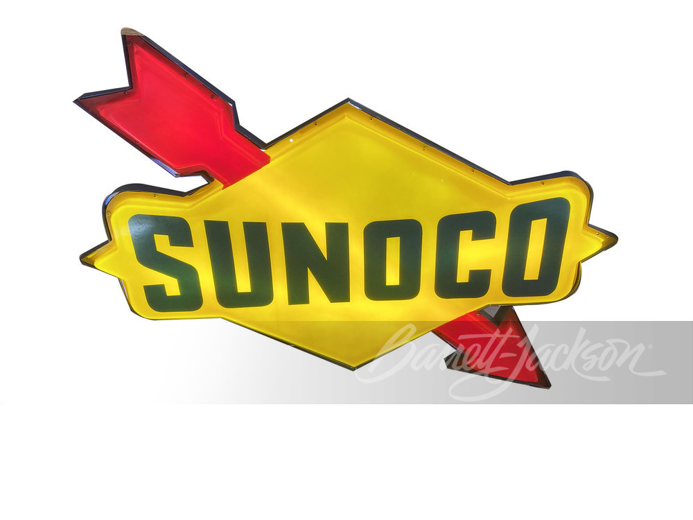 SUNOCO OIL LIGHT-UP SIGN