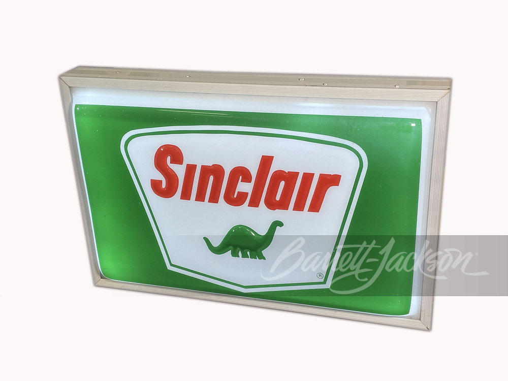 VINTAGE SINCLAIR OIL LIGHT-UP SIGN