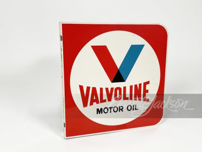 CIRCA EARLY 1960s VALVOLINE MOTOR OIL TIN SIGN - 2