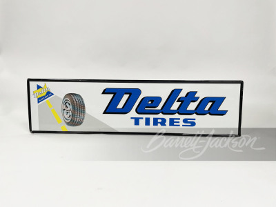 DELTA TIRES TIN SIGN