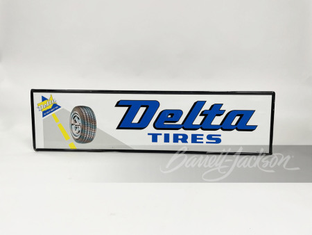 DELTA TIRES TIN SIGN