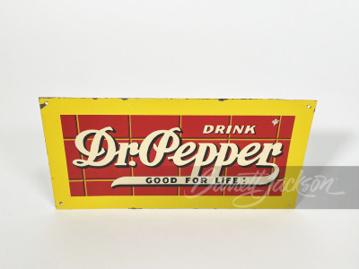 CIRCA 1940S DR. PEPPER TIN SIGN