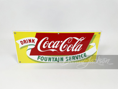 1950S COCA-COLA PORCELAIN SIGN