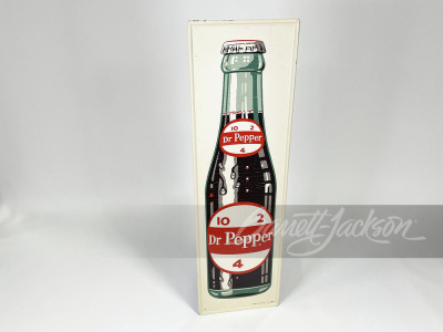 CIRCA 1952 DR PEPPER 10-2-4 TIN SIGN