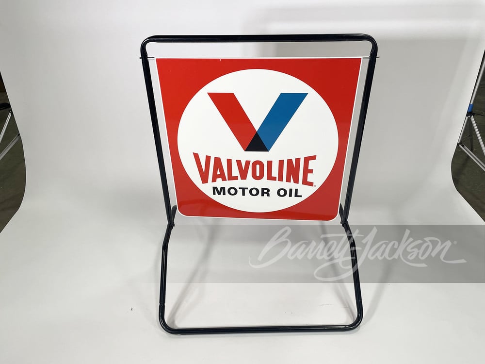 1970S VALVOLINE MOTOR OIL CURB SIGN