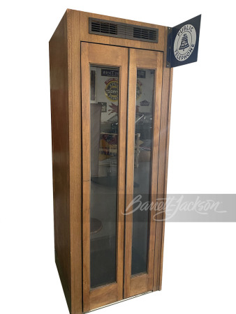 1930S WOODEN PUBLIC TELEPHONE BOOTH