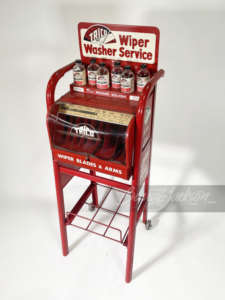 CIRCA 1950S TRICO WIPER-WASHER SERVICE DISPLAY CABINET