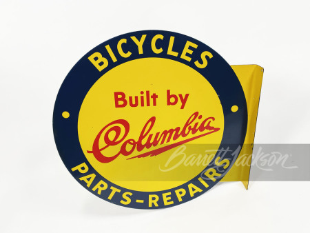 SCARCE 1950s COLUMBIA BICYCLES PARTS-REPAIRS SIGN