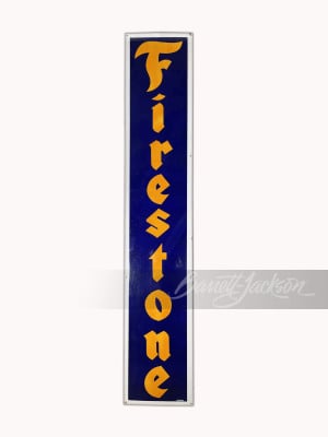 1930s-40s FIRESTONE TIRES PORCELAIN SIGN