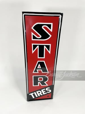 STAR TIRES TIN SIGN