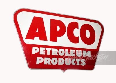 1955 APCO PETROLEUM PRODUCTS PORCELAIN SIGN