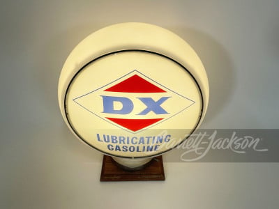 LATE 1950S DX BORON GASOLINE GAS PUMP GLOBE