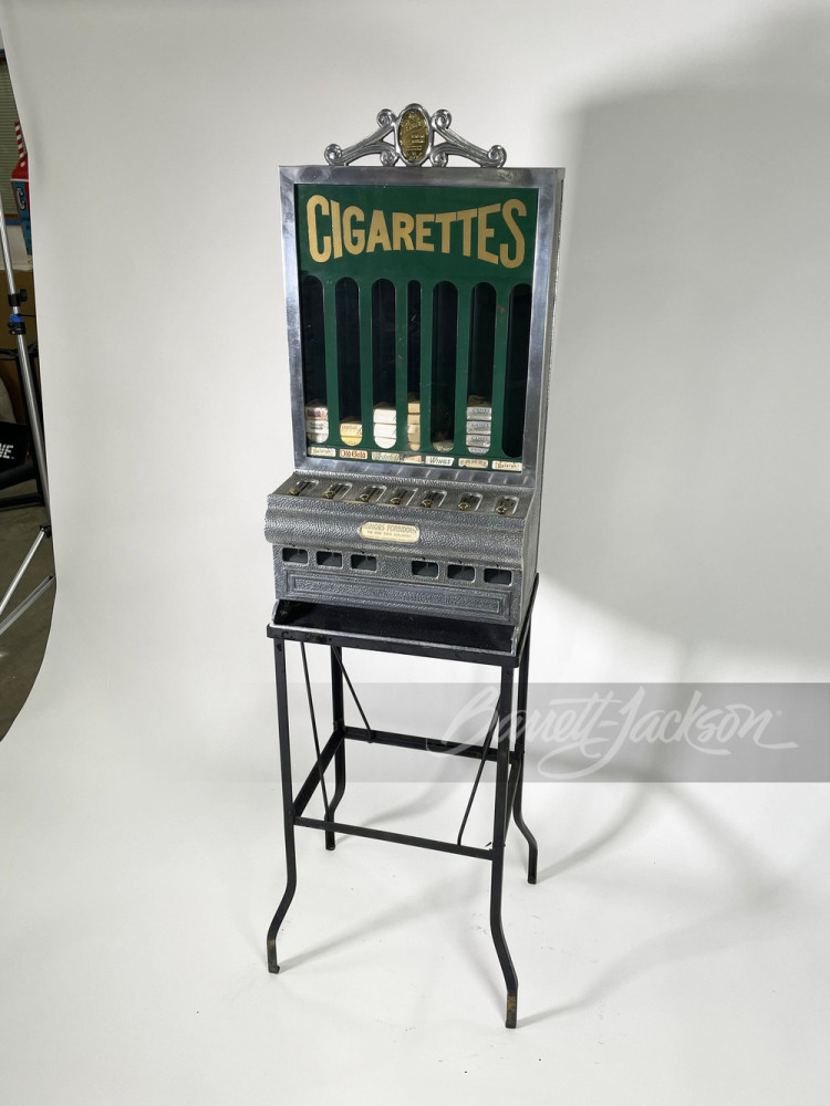 CIRCA 1920S-30S ROWE COIN-OPERATED CIGARETTE MACHINE