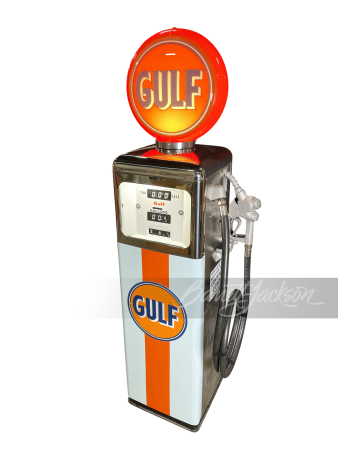 GULF OIL SOUTHWEST MODEL #1 GAS PUMP IN GT40 RACING GRAPHICS