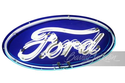 1930s FORD AUTOMOBILES NEON PORCELAIN SIGN