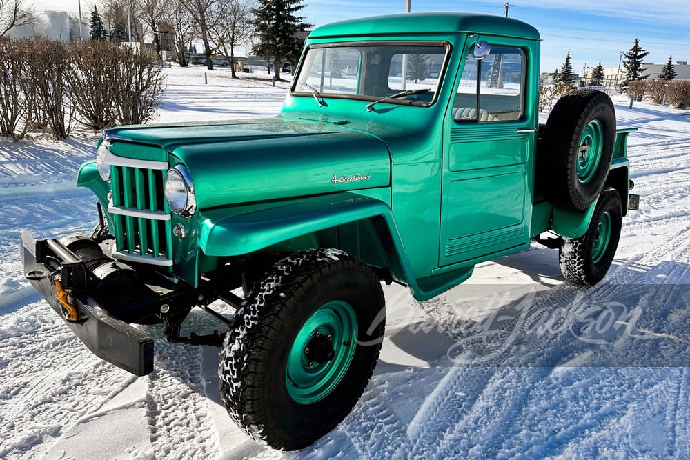 Lot 401 1961 Willys Jeep Pickup Barrett Jackson 0054