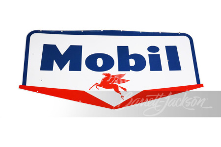 LARGE LATE 1950S MOBIL OIL PORCELAIN SIGN