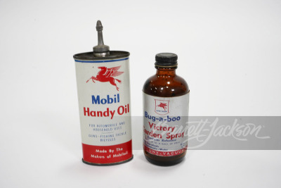 TWO 19402-50S MOBIL OIL 4-OUNCE PRODUCT TINS