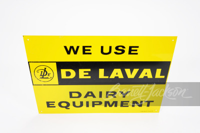 1950S DE LAVAL DAIRY EQUIPMENT TIN SIGN