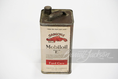 1920S GARGOYLE MOBILOIL 1-GALLON TIN - 2