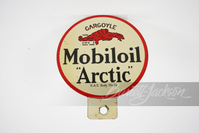 1920S GARGOYLE MOBILOIL ARCTIC TIN LUBESTER PADDLE SIGN - 2