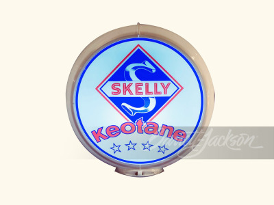 CIRCA 1940S-50S SKELLY KEOTANE GASOLINE GAS PUMP GLOBE