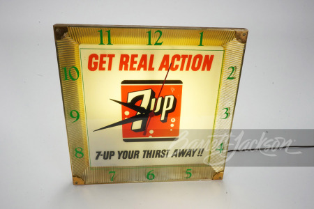 1960S 7UP LIGHT-UP CLOCK