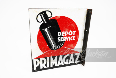 1930S PRIMAGAZ DEPOT SERVICE PORCELAIN SIGN - 2