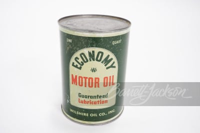 CIRCA 1930S-40S WILSHIRE OIL METAL QUART CAN - 2