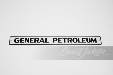 CIRCA 1940S-50S GENERAL PETROLEUM PORCELAIN SIGN