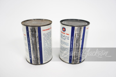 LOT OF TWO 1940S PACKARD THUNDERBOLT MOTOR CONDITIONER TINS - 2