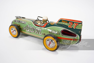 1950S ATOM INDY RACER #27 TIN-LITHO FRICTION RACER - 2