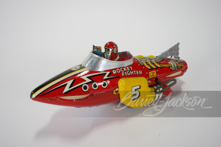 1951 MARX FLASH GORDON ROCKET FIGHTER #5 TIN WIND-UP TOY