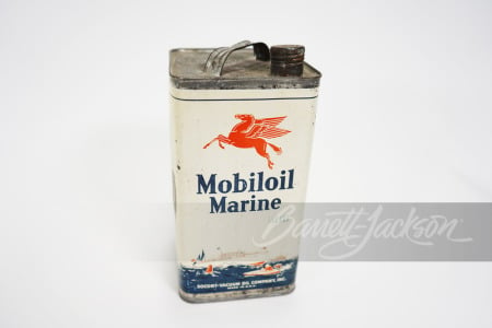 1940S MOBIL OIL MARINE 1-GALLON TIN