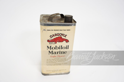 1920S GARGOYLE MOBILOIL MARINE 1-GALLON TIN